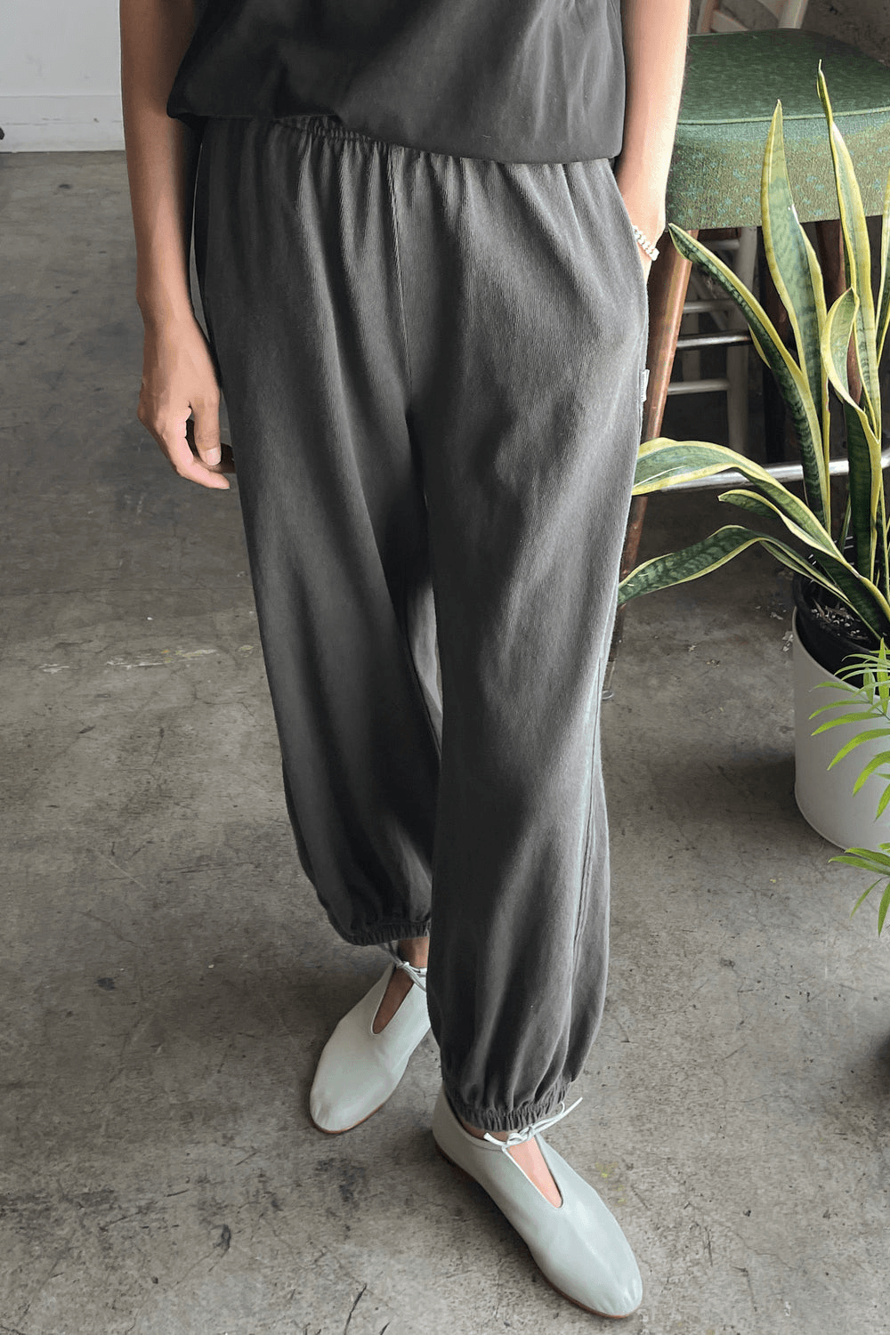 LE BON SHOPPE, Balloon Pants in Heather Grey